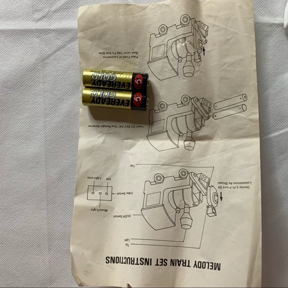 Vintage 70’s Electronic Musical Battery-Operated Train Set Damaged READ - Picture 2 of 9